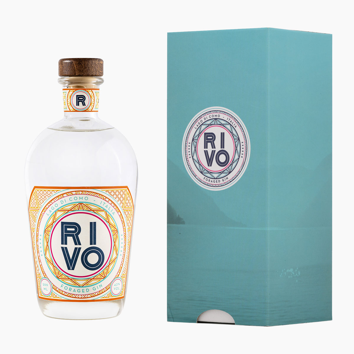 Brug RIVO Mediterranean Gin + Gaveæske til en forbedret oplevelse