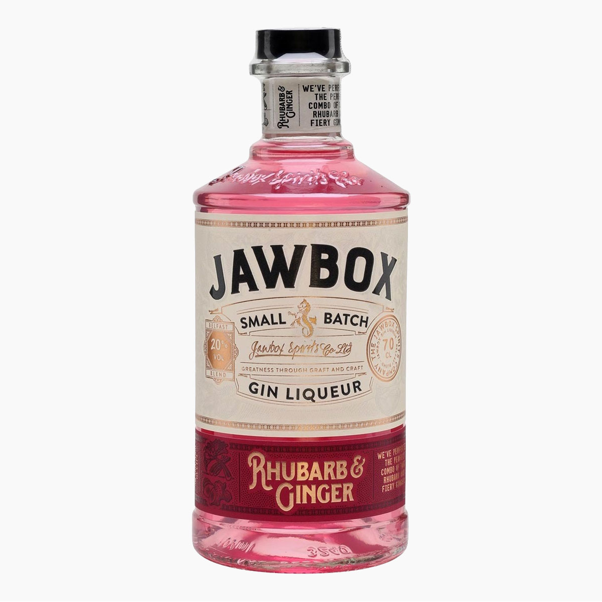 Brug Jawbox Rhubarb & Ginger Ginlikør til en forbedret oplevelse