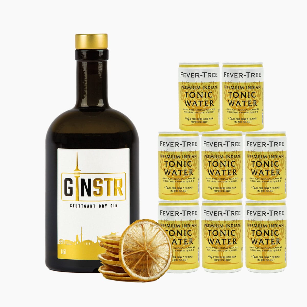 Se GINSTR Worlds Best Gin & Tonic pakke hos Ginministeriet